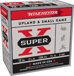 Winchester Ammo X125 Super X Game Load High Brass 12Gauge 2.75" 1 1/4oz 5Shot 25 Per Box/10 Case