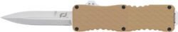 SCHRADE KNIFE UPROAR D/A OTF - 3" D2 BAYONET POINT FDE/SS