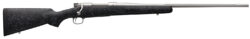 Winchester Guns 535242299 Model 70 Extreme Weather 6.8 Western Caliber with 3+1 Capacity, 24" Barrel, Matte Stainless Metal Finish & Gray Webbed Black Fixed Bell & Carlson Stock Right Hand (Full Size)