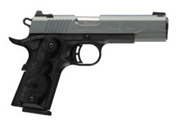 Browning 051992492 1911 Black Label Full Size Frame 380 ACP 8+1 4.25" Matte Stainless Steel Barrel, Northern Lights Cerakote Serrated Steel Slide, Matte Black Polymer Frame, Black Polymer Grip