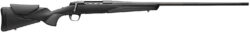 Browning 036003294 X-Bolt 2 Hunter Full Size 6.5 PRC 3+1 24" Matte Black Threaded Sporter Barrel, Matte Black Drilled & Tapped Steel Receiver, Black Adjustable Vari-Tech w/Grip Module Synthetic Stock