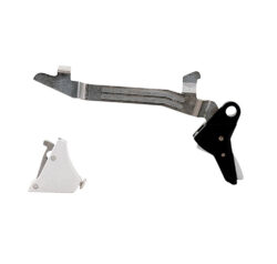 Timney Triggers ALPHAGLOCK5LARGESILVER Alpha Competition  10mm/45 ACP Silver Fits Glock 20/20MOS/21/21MOS/29/30 Gen 5 Large Frame