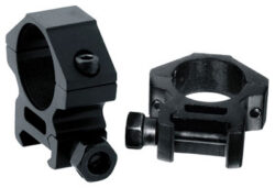 UTG RINGS 1" LOW PROFILE - MATTE BLACK PICATINNY/WEAVER